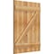 Ekena Millwork Joined Board-n-Batten Shutters w/Z-Bar, Rough Sawn Western Red Cedar, 26 7/8W x 36H, PR RBJ06Z26X036RWR - alternate 3